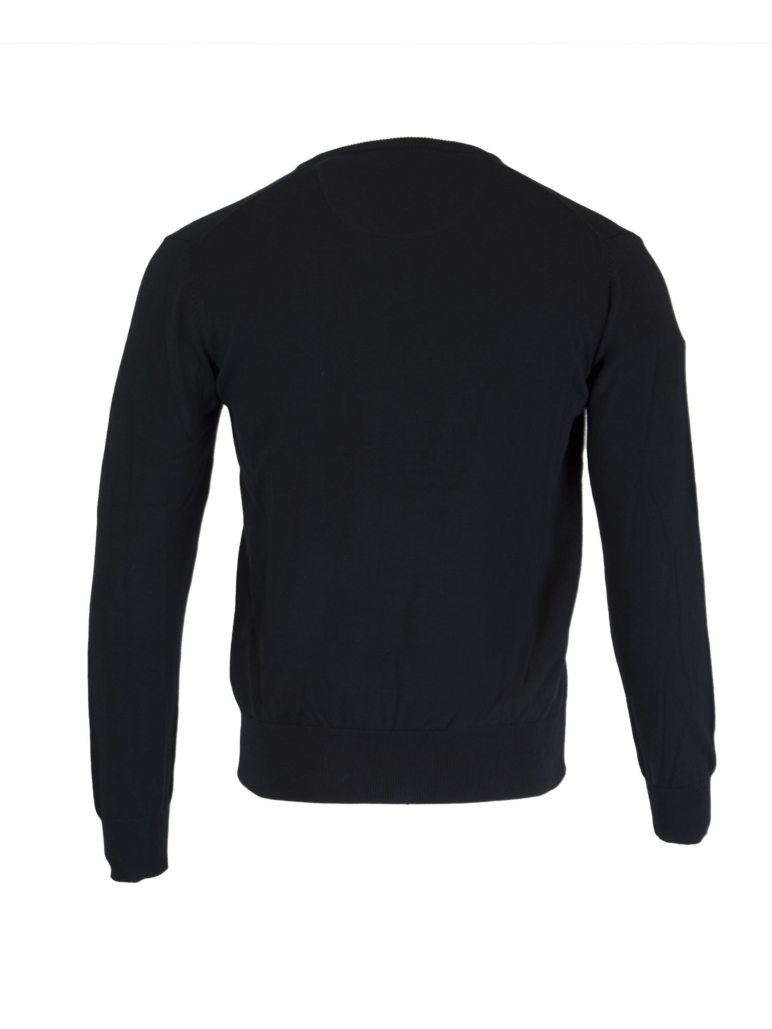 Gant Men Orange Solid V Neck Sweater